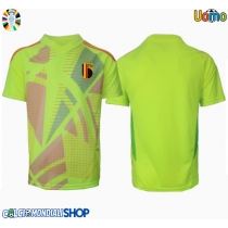 Maglie da calcio Belgio Portiere Seconda Maglia Europei 2024 Manica Corta